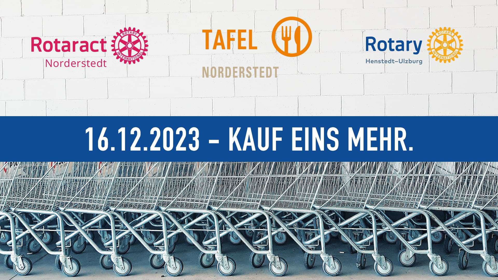 „Kauf-Eins-Mehr“ am 16 Dezember 2023 ab 9 Uhr, Edeka Oertwig, Dammstücken 29-33, Henstedt-Ulzburg.