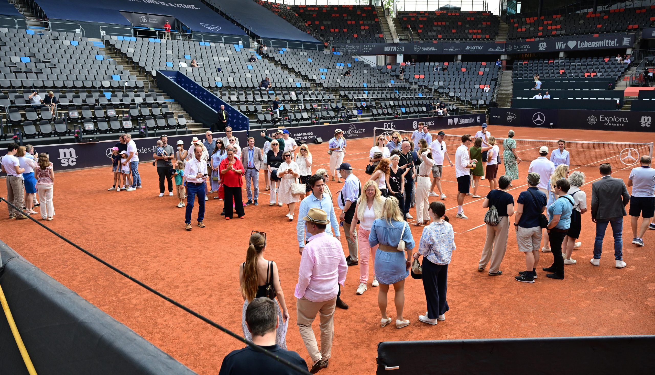 Besichtigung des Center Courts